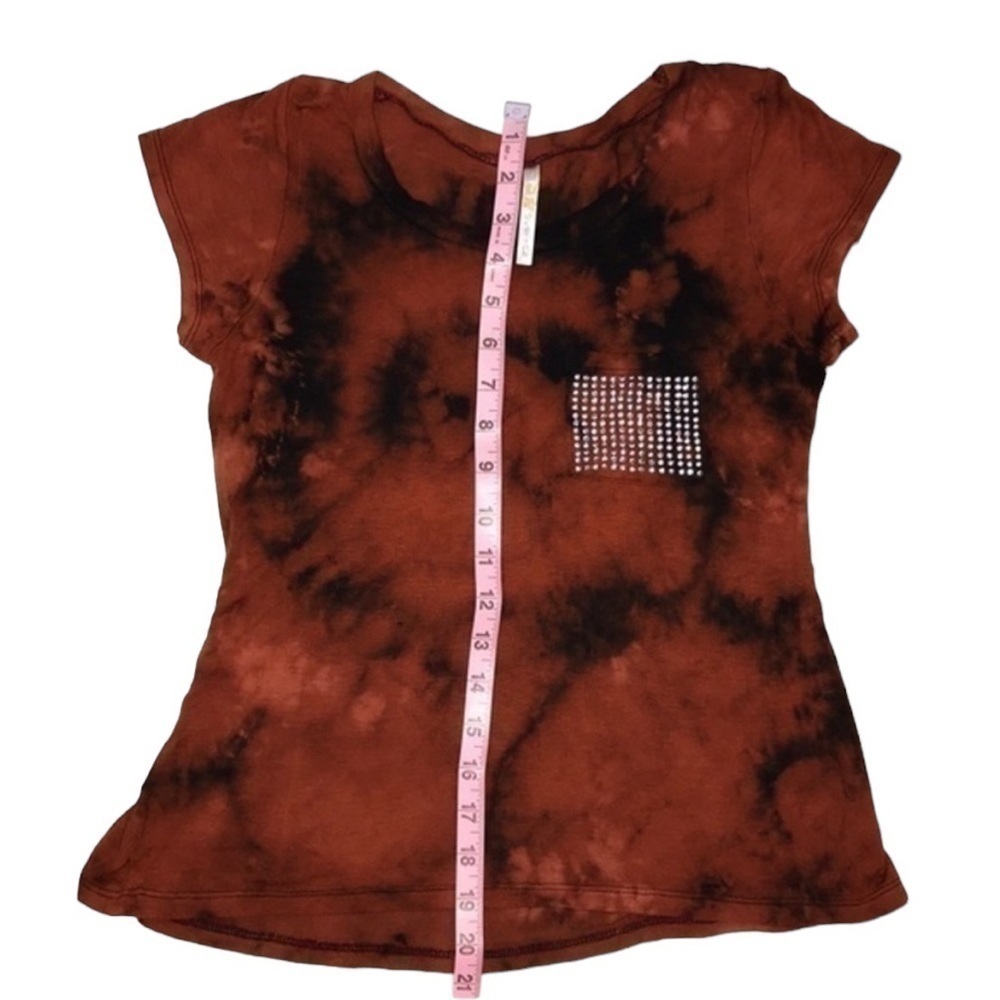 Custom Bleached OCASION Bling Top - Picture 6 of 7